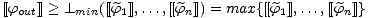 [[fout]] > _L min([[f1]],...,[[fn]]) = max{[[f1]],...,[[fn]]}
 