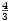 4
 3
